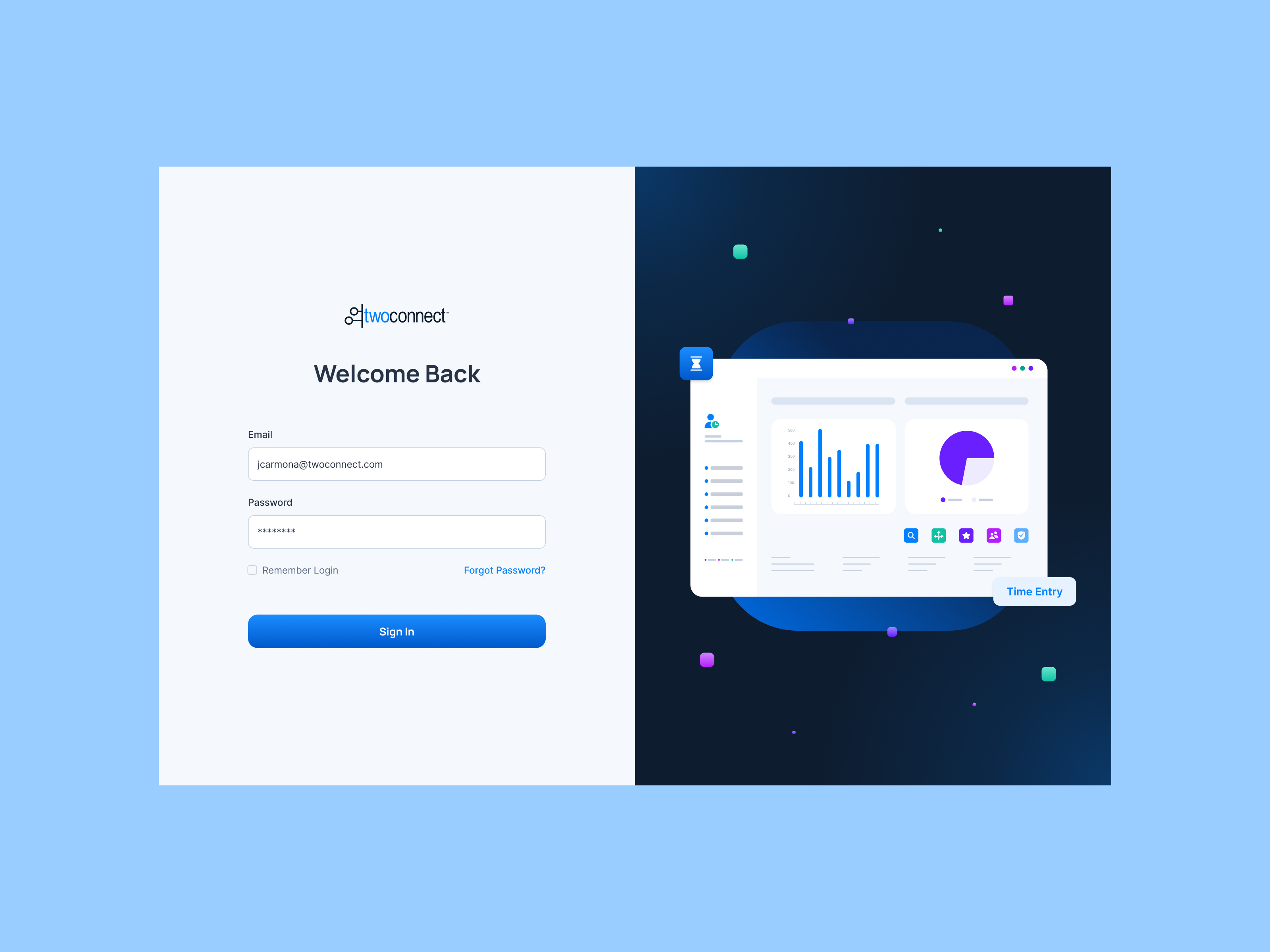 Dashboard Login animation dashboard design graphic design login ui ux web design
