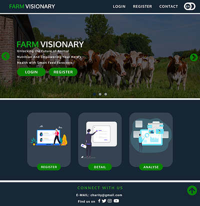 Farm_landing branding farming landing ui