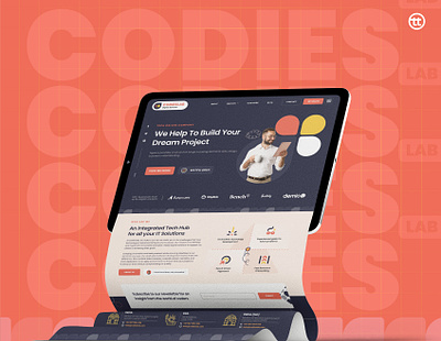 CodiesLab Brand Design by Techytt branding corporate identity logo marketing ui ux website