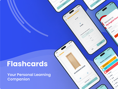 Flashcard Application - Mobile App app branding design graphic design illustration logo typography ui ux