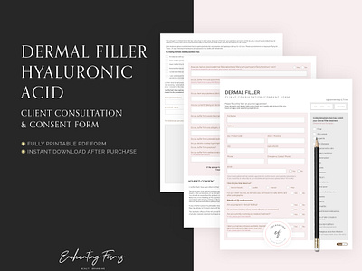 Dermal Filler Consultation Form client forms consent and consultation form dermal filler dermal filler consultation form