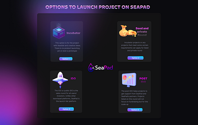 OPTIONS TO LAUNCH ON SEAPAD