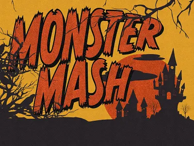 Halloween Event Promo autumn event fall halloween harvest haunted house moon moster poster