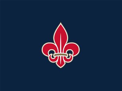 New Orleans Pelicans (Alt. Logo) anthony davis basketball blue design fleur de lis french quarter gold jazz logo nba new orleans new orleans pelicans pelicans red white williamson zion zion williamson