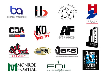Logos for local businesses and groups logo