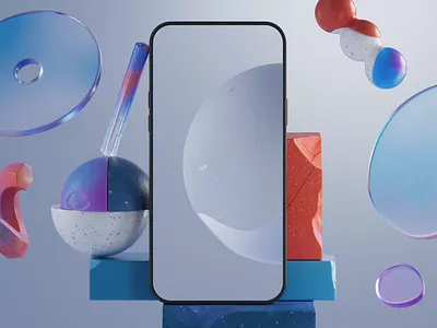 Microsoft Clipchamp - Device Templates. Simple shapes 3d 3d artist animation art direction background branding c4d clipchamp colorful composition design device glass microsoft mobile motion graphics render simple shapes template web