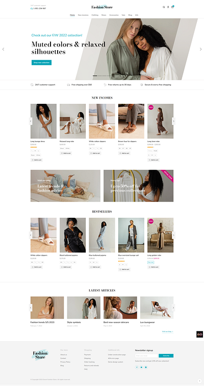 Fashion Store Design design figma to webflow ui ux web design webflow webflow developer webflow expert