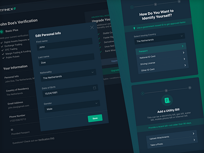 Bitfinex KYC ui