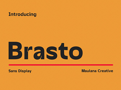 Brasto Sans Display Font branding font fonts graphic design headline lettering font logo font logo style modern font sans serif webfont