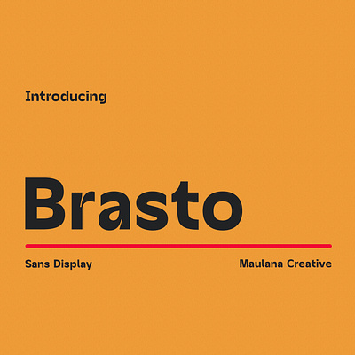Brasto Sans Display Font branding font fonts graphic design headline lettering font logo font logo style modern font sans serif webfont