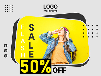 Fashion Advertisement Social Media Marketing Post Designs ads branding design dribble graphic design illustration logo marketing social media typography ui ux vector