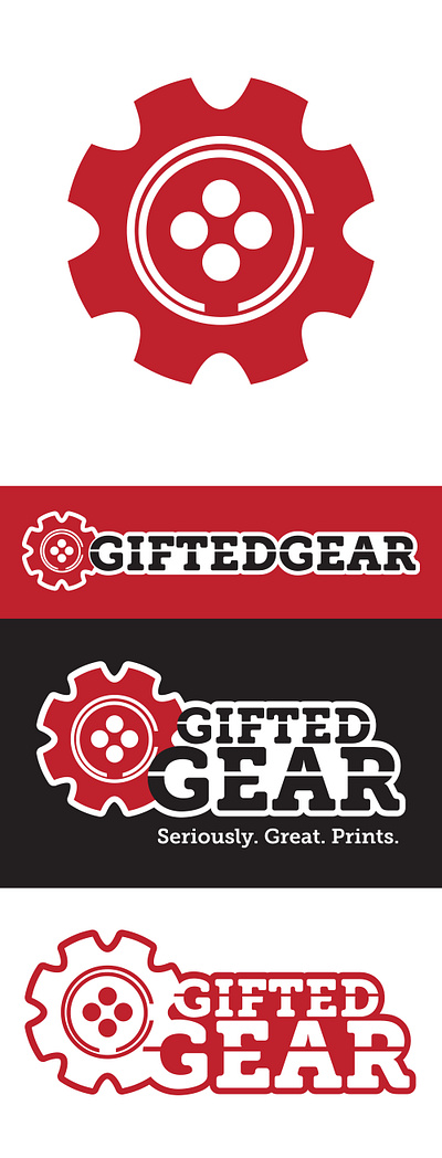 Gifted Gear Identity branding design graphic design illustration logo vector