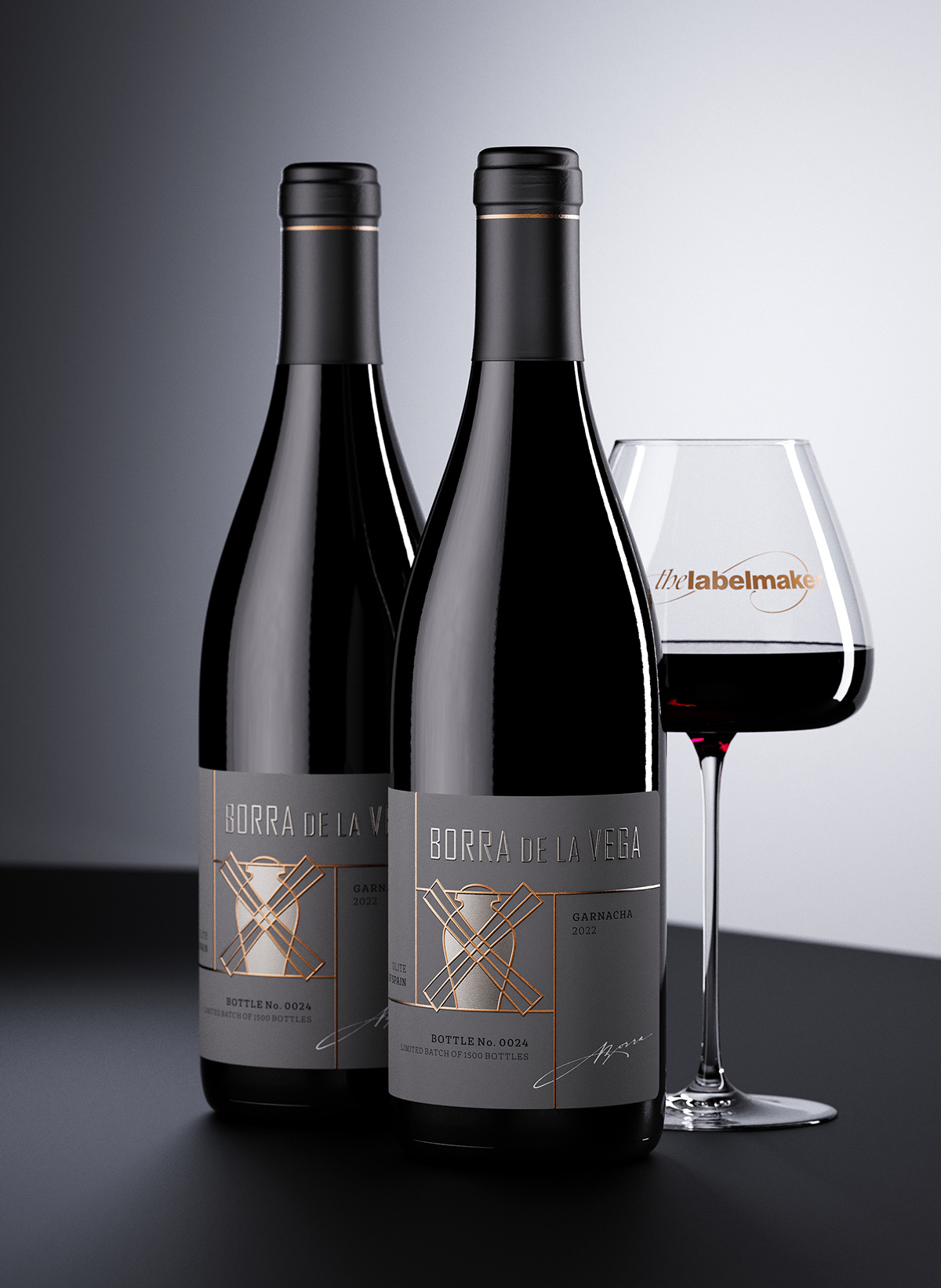 Qvevri Elegance: The Artistry of Borra de la Vega’s Label best wine label bodegas enclave borra de la vega copper hot foil embossed wine label gunmetal hotfoil on wine jordan jelev metal wine label strategic branding the labelmaker wine art wine branding wine design wine label art wine label design wine packaging