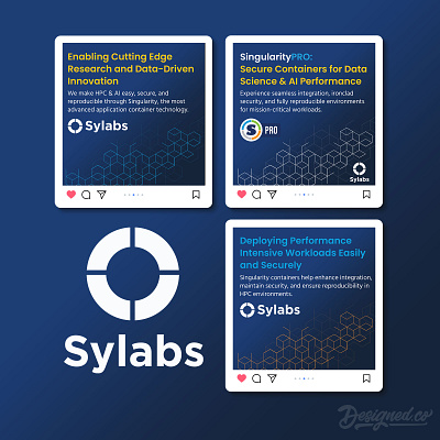 Omniscale Media - Sylabs Instagram Campaign Design campaign design digital design graphic design instagram