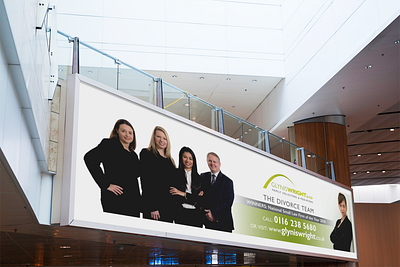 Billboard Design for Glynis Wright Family Solicitors billboard design