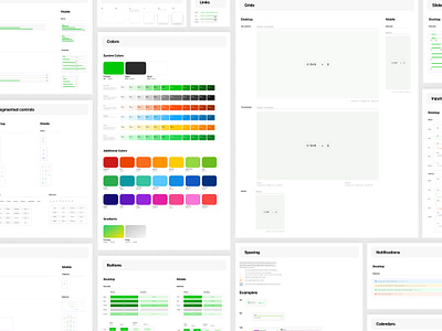 Design System for Crypto Platform buttons colors crypto design system desktop product design ui kit