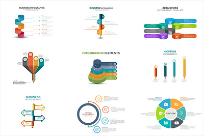 Business Infofraphics design 3d branding graphic design infographics ui