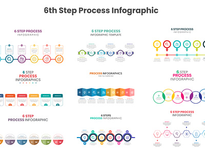 Process Infographics Design 3d adobe illustrator branding graphic design infographics process ui vector