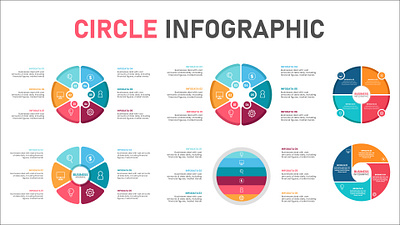 Circle Infographics Design 3d branding business circle infographic graphic design infographics