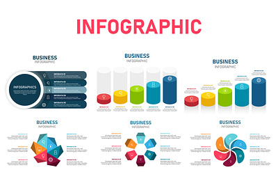 3D Infographics Design 3d branding business graphic design infographics