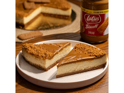 Biscoff Cheesecake commercial conceptualphotography food photographer product productphotographer productphotography