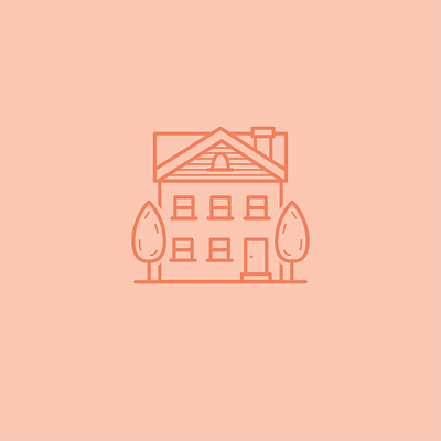 House Illustration icon illustration lineart neighborhood real estate