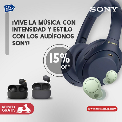 Campaña 212 Sony animation design graphic design instagram motion graphics