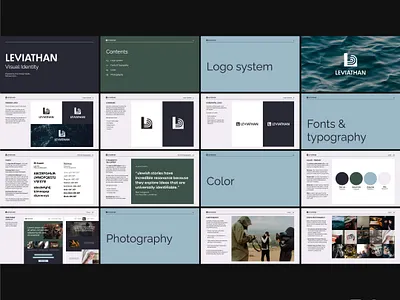 Leviathan Visual Identity brand branding film identity jewish storytelling leviathan logo movies production company series storytelling system visual identity