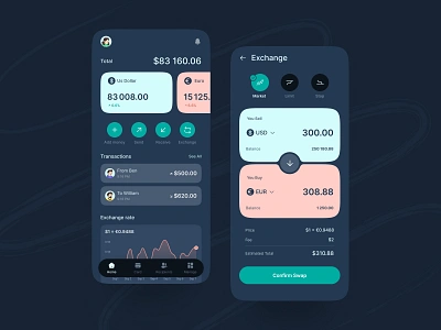 Beach-Toned Finance App analytics app bank banking credit card finance financial fintech mastercard mobile money paypal product design revolut transaction transfers ui ux visa wallet