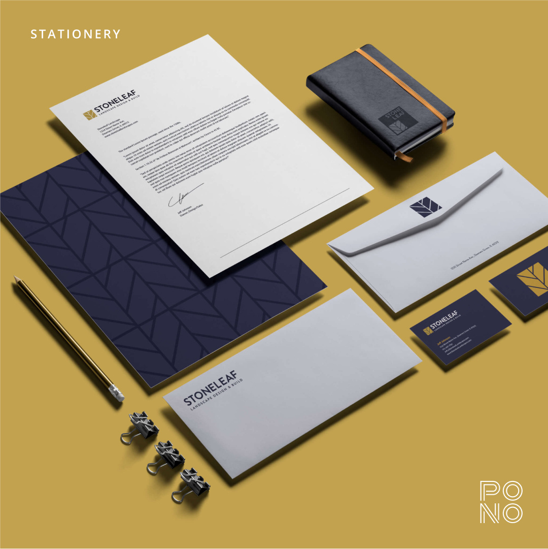 Design System, Website, & Assets: Stoneleaf downers grove landscape design landscaping new business seo signage small business swag truck graphics visual identity website