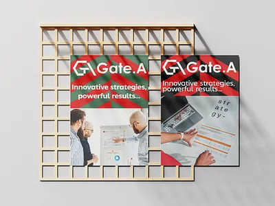 Gate.A - Marketing Agency branding graphic design letter logo logo logodesign logomark marketing marketing agency monogram