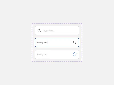 Search #22 adobe xd busca buscar dailyui design focus icon loading minimal search state ui variants