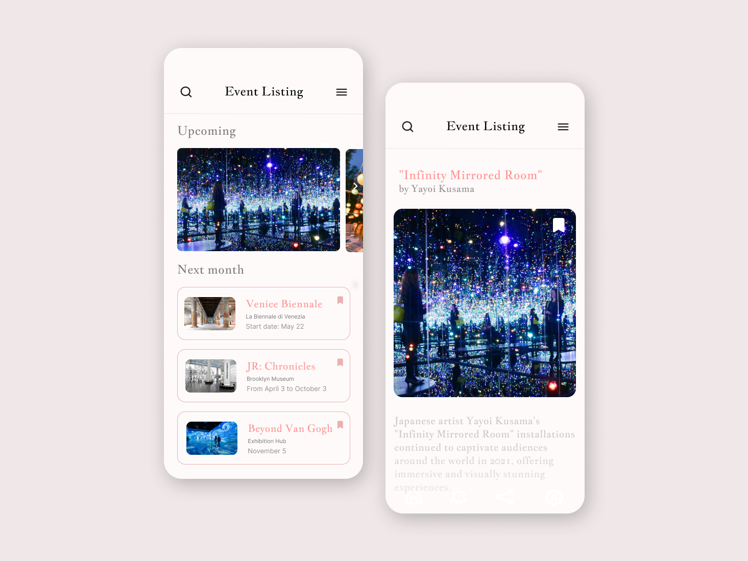 DailyUI 70: Event Listing By Rim Ayed On Dribbble