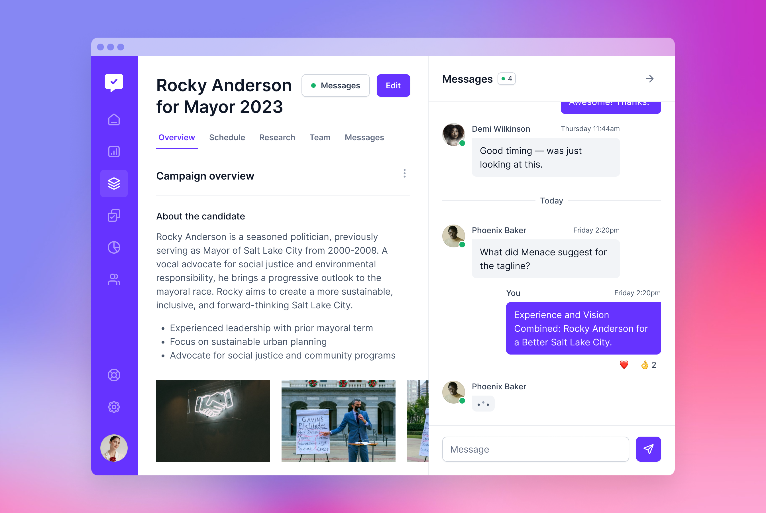 Menace® app branding digital enterprise product design ui