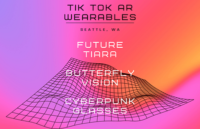TIK TOK WEARABLES COLLECTION augmented reality fashion tiktok wearables