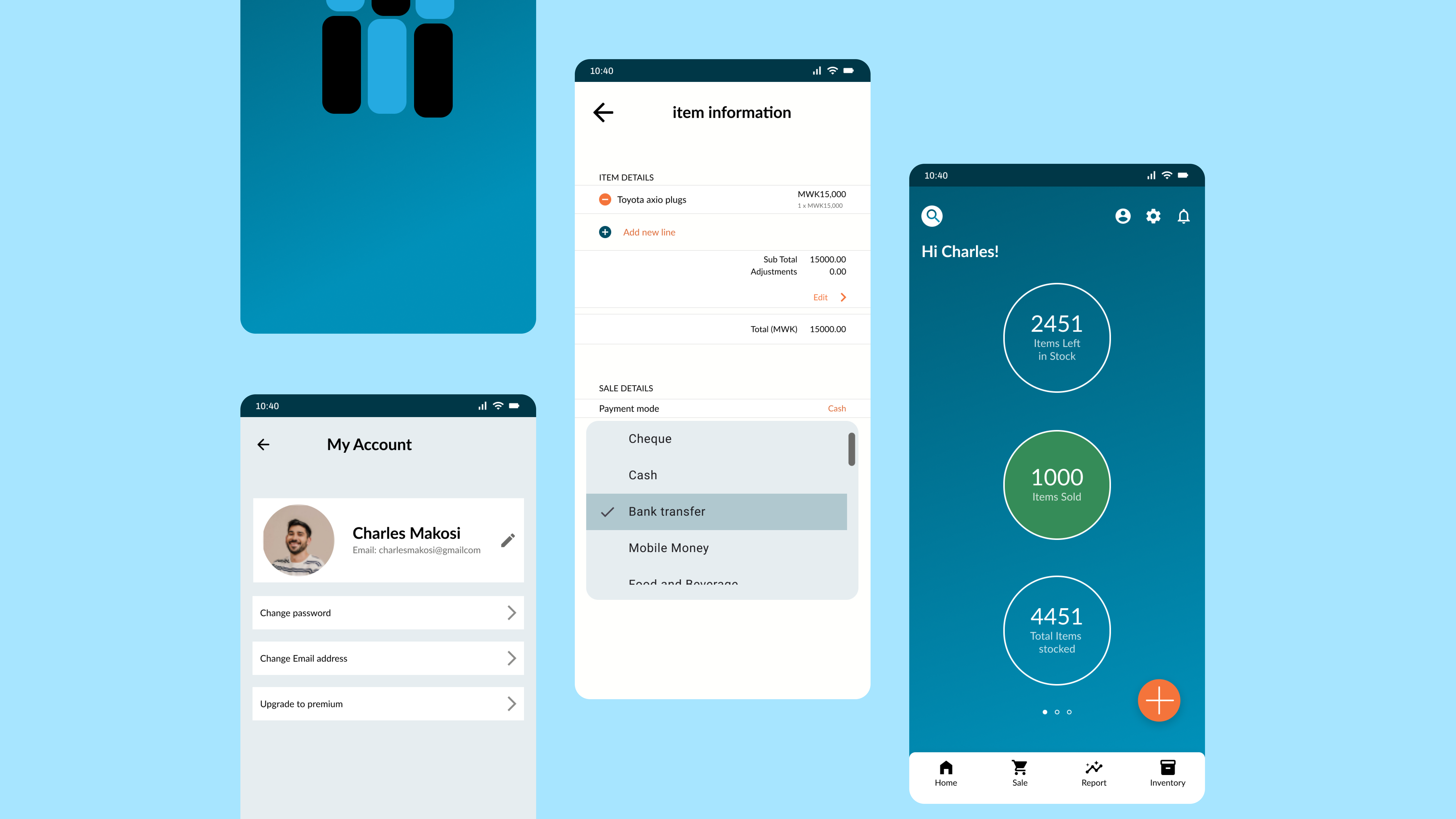 Example of Mobile App User Interface Design