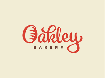 Oakley Bakery bakery bread design dessert logo logos minimal oakley pastry restaurant type typography utah vector