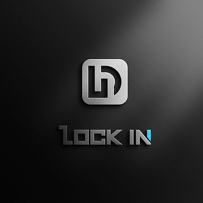 'lock in' logo and branding branding logo
