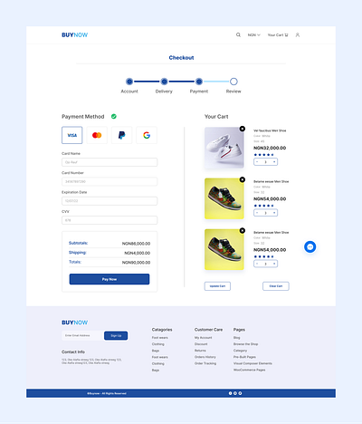 Checkout Page checkout store ui uiux