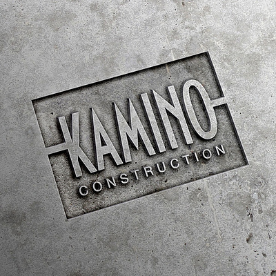 Kamino Construction logo branding logo