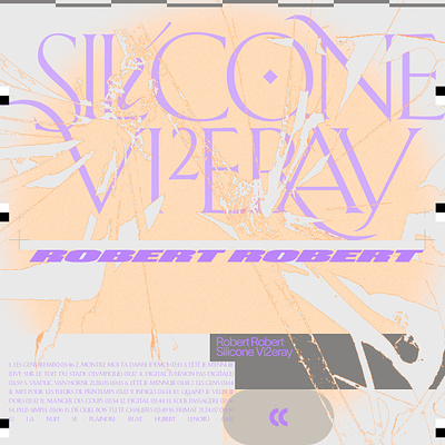 Silicone Vi2eray Remix Album Cover branding cover design fashion graphic design illustration logo music typography