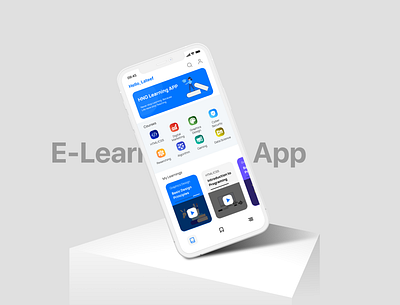 E-Learning App app design elearning learning uiux