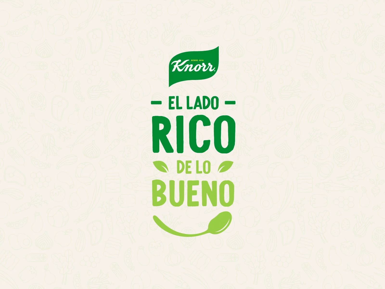 Knorr Logo Campaign advertising animation branding design digital food graphic design illustration illustrator knorr logo motion graphics typography