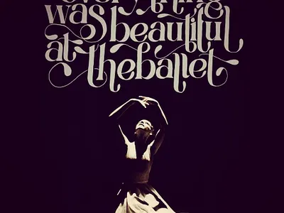 Ballet design lettering