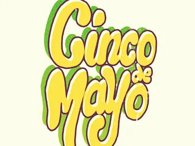 Cinco de Mayo design lettering
