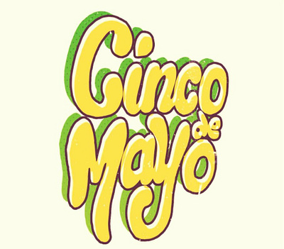 Cinco de Mayo design lettering