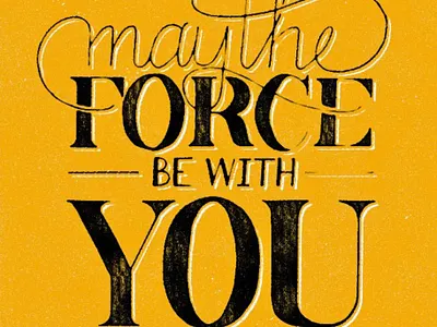 Force design lettering