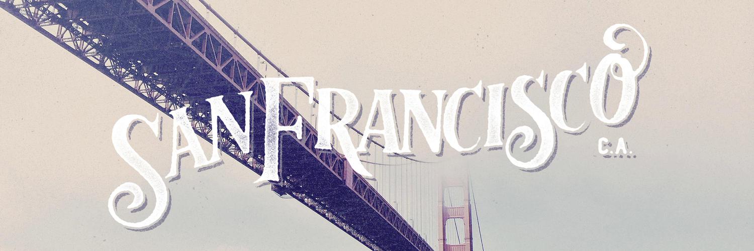 San Francisco design lettering