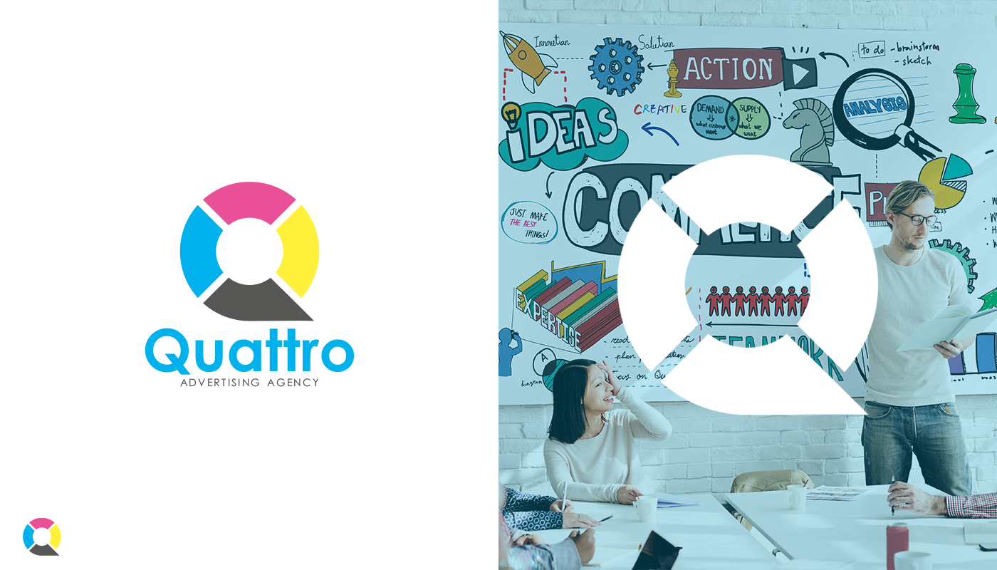Quattro advertising agency logo q quattro