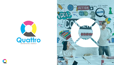 Quattro advertising agency logo q quattro